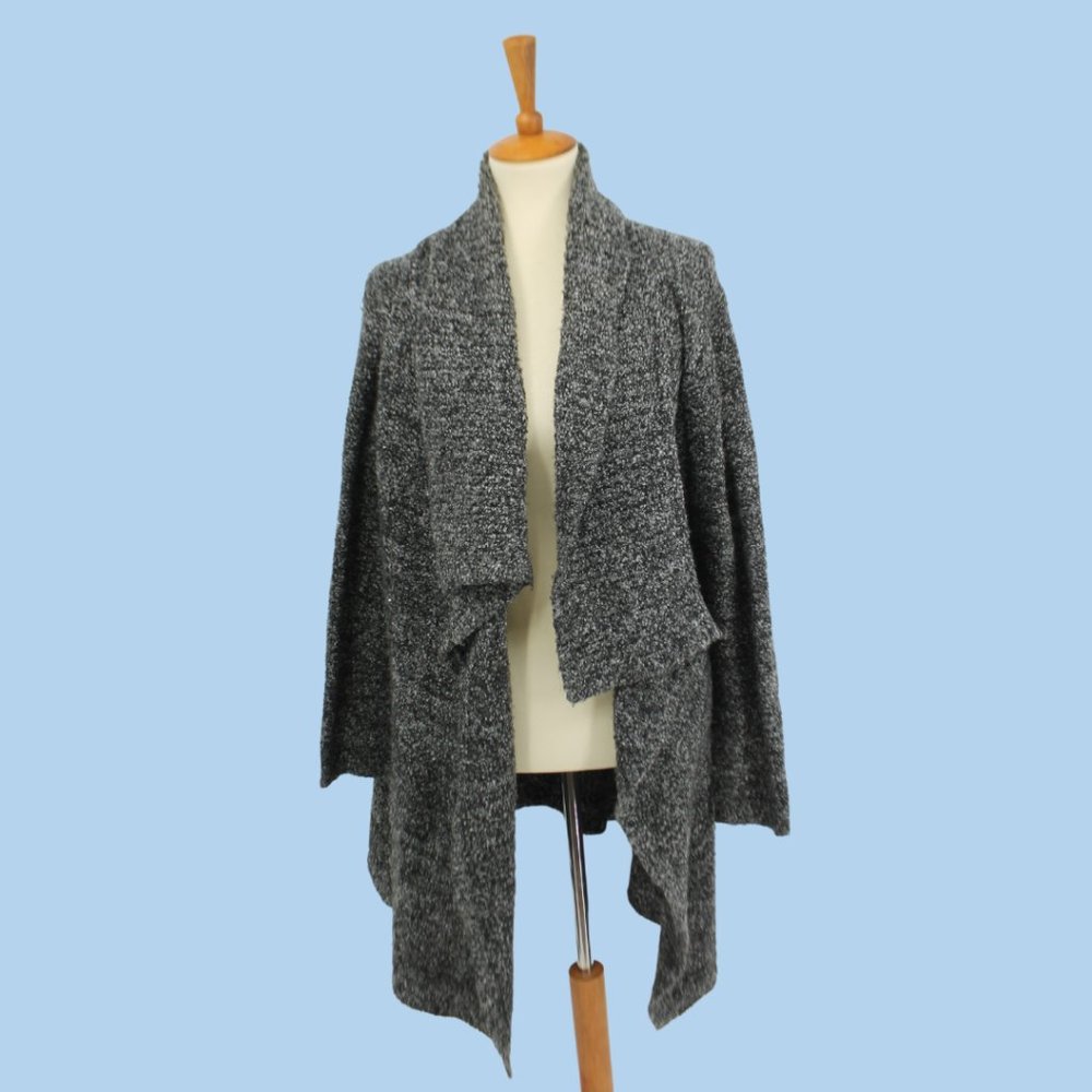 Calvin Klein Knit Long Open Sweater Cardigan L